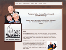 Tablet Screenshot of davidmalmberg.com